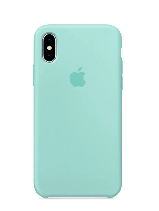 Бирюзовый чехол Apple iPhone XR силиконовый, Silicone Case