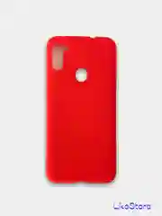 Красный чехол для Samsung M11, A11, Silicon Lite