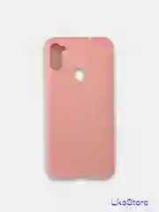 Розовый чехол для Samsung M11, A11, Silicon Lite
