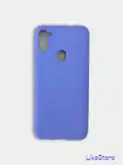 Фиолетовый чехол для Samsung M11, A11, Silicon Lite
