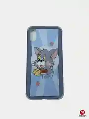 Угольный чехол для iPhone X, пластиковый, с рисунками