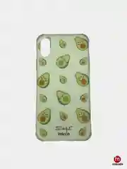 Красный чехол для iPhone X, пластиковый, с рисунками