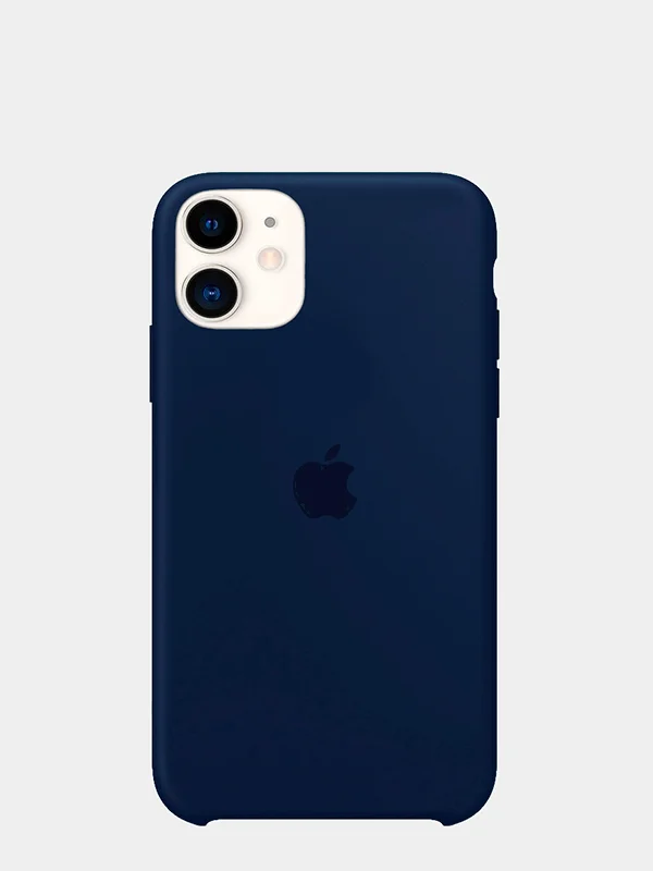 Синий силиконовый чехол для Apple iPhone 11 Soft Touch