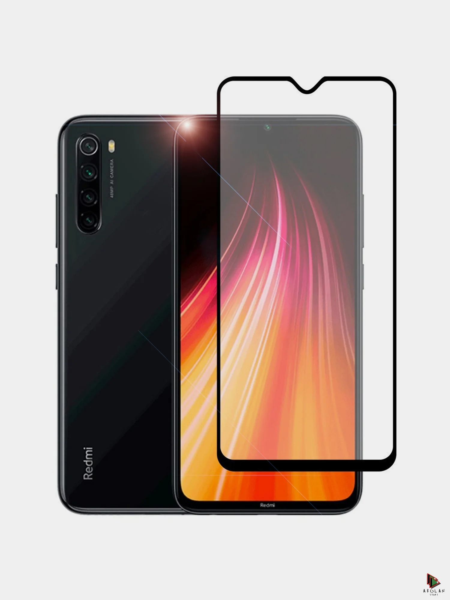 Защитное стекло Xiaomi Redmi Note 8 9D