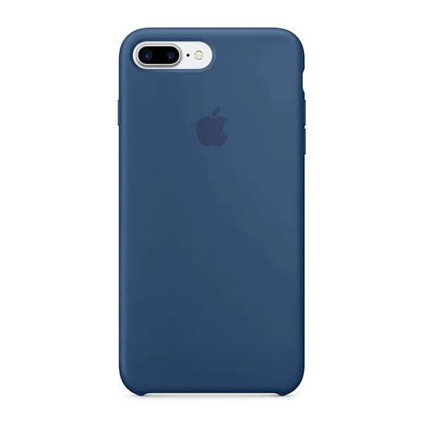Темно-синий чехол для iPhone 7 Plus / 8 Plus силиконовый, Silicone case