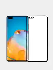 Защитное стекло для Huawei P40 с черной рамкой, 9D
