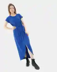 Синий платье Стиль