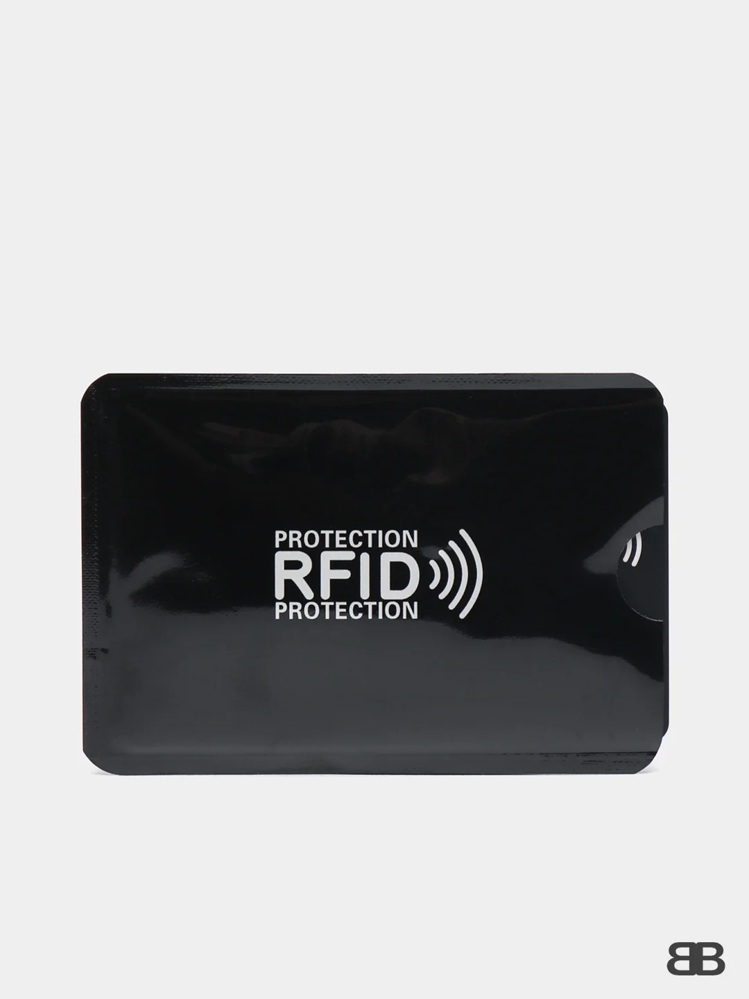 Серебряный чехол для карты с защитой RFID чипов