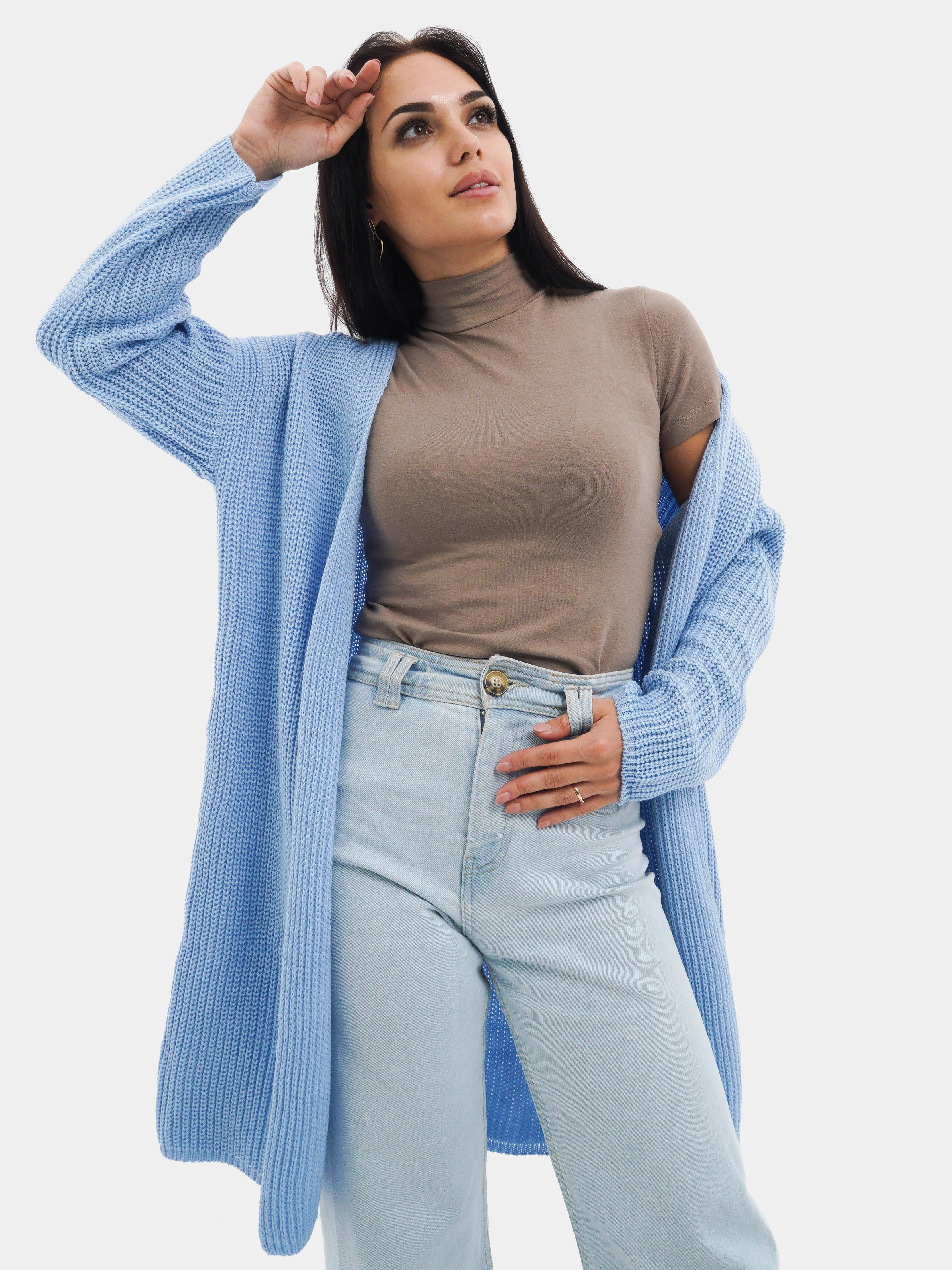 Кардиган женский теплый Oversize VOLNAYA подарок девушке