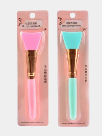 Бирюзовый кисть для нанесения масок Silica gel mask brush