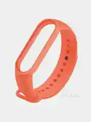 Оранжевый силиконовый ремешок Xiaomi Mi Band 2 / Mi Band 3 / Mi Band 4 / Mi Band 5