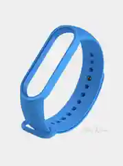 Голубой силиконовый ремешок Xiaomi Mi Band 2 / Mi Band 3 / Mi Band 4 / Mi Band 5