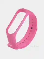 Розовый силиконовый ремешок Xiaomi Mi Band 2 / Mi Band 3 / Mi Band 4 / Mi Band 5