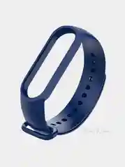 Темно-синий силиконовый ремешок Xiaomi Mi Band 2 / Mi Band 3 / Mi Band 4 / Mi Band 5