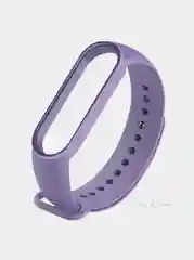 Лавандовый силиконовый ремешок Xiaomi Mi Band 2 / Mi Band 3 / Mi Band 4 / Mi Band 5