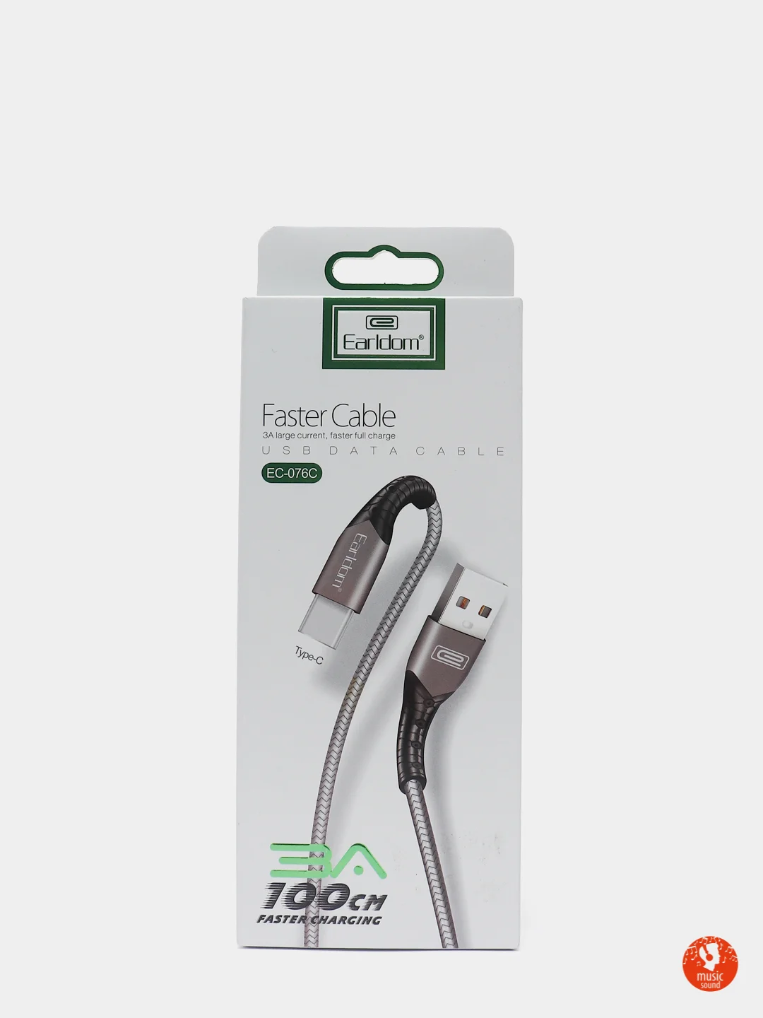 Красный usb кабель Earldom  Type C /  iPhone
