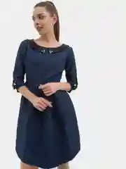 Платье синее
