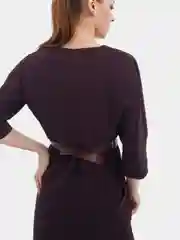 Коктейльное платье бордовое