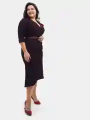 Коктейльное платье бордовое