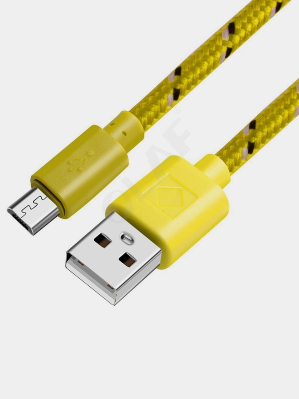 Кабель USB для зарядки и передачи данных micro, type c, 1 и  2-х метровые