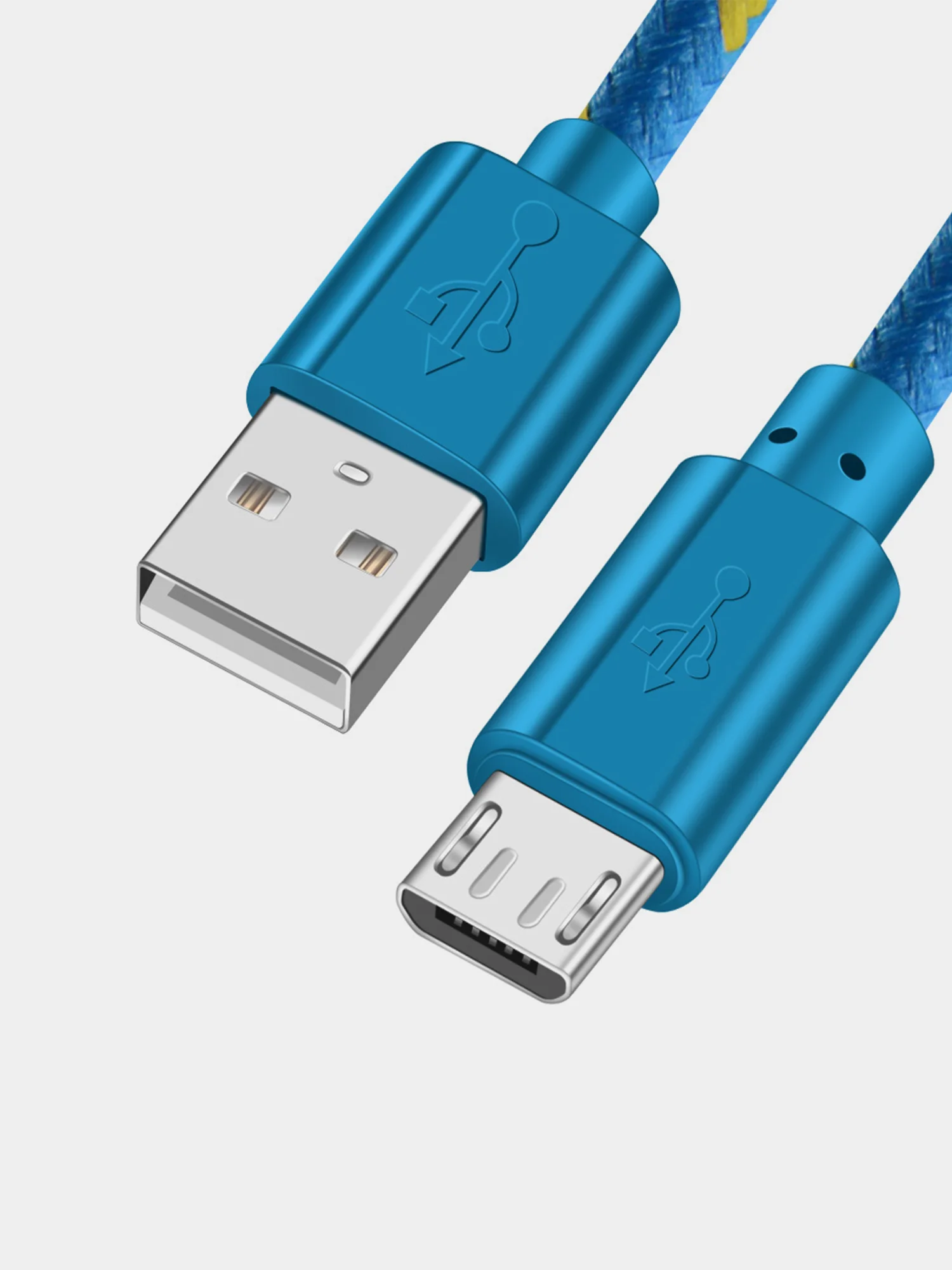 Кабель USB для зарядки и передачи данных micro, type c, 1 и  2-х метровые