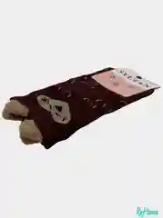 Багровый детские носки зверушки