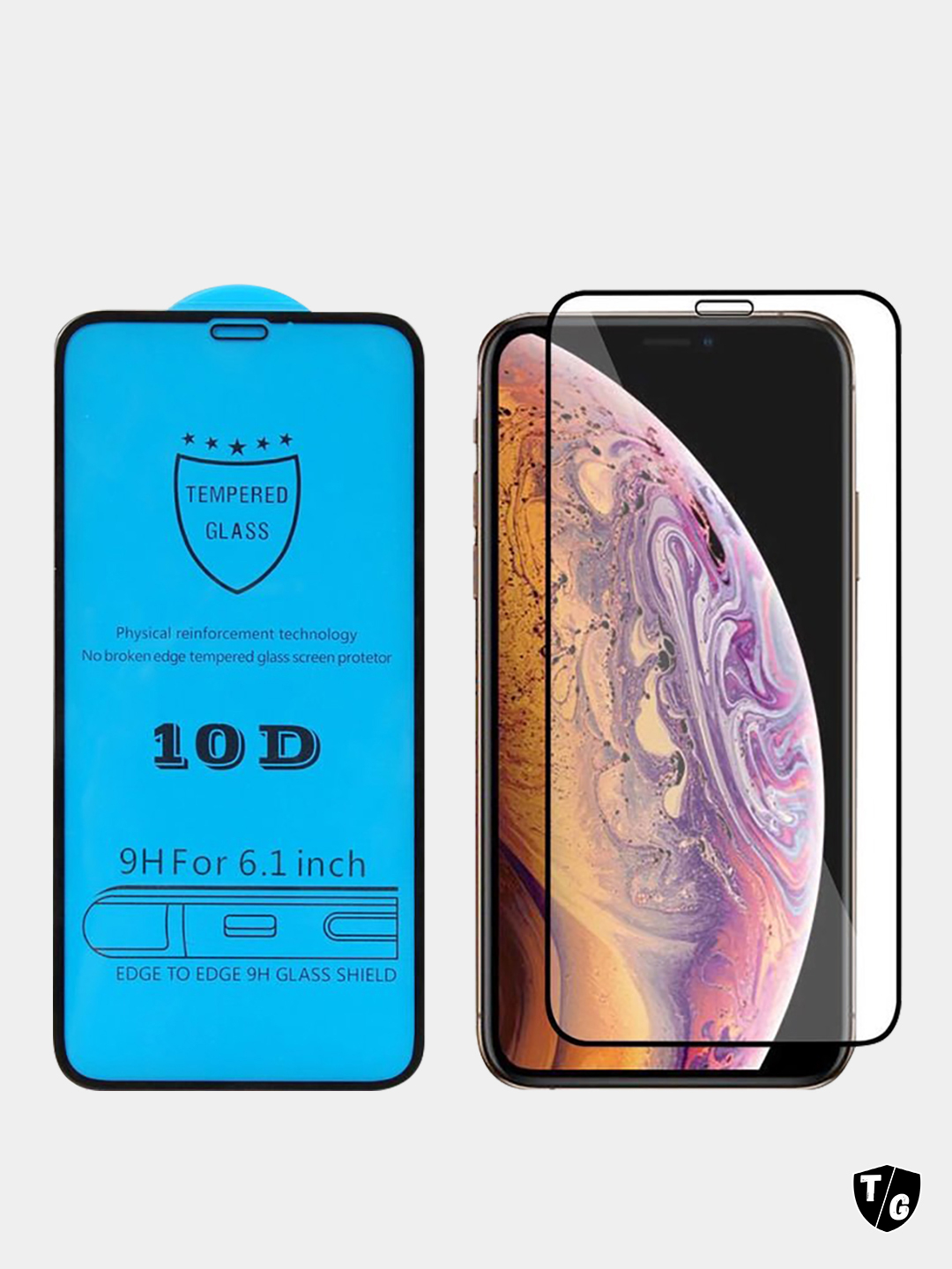 Защитное стекло для iPhone XR / iPhone 11 купить по цене 109 ₽ в  интернет-магазине Магнит Маркет