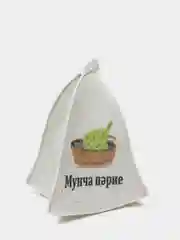 Мунча прие" Банная шапка с надписью