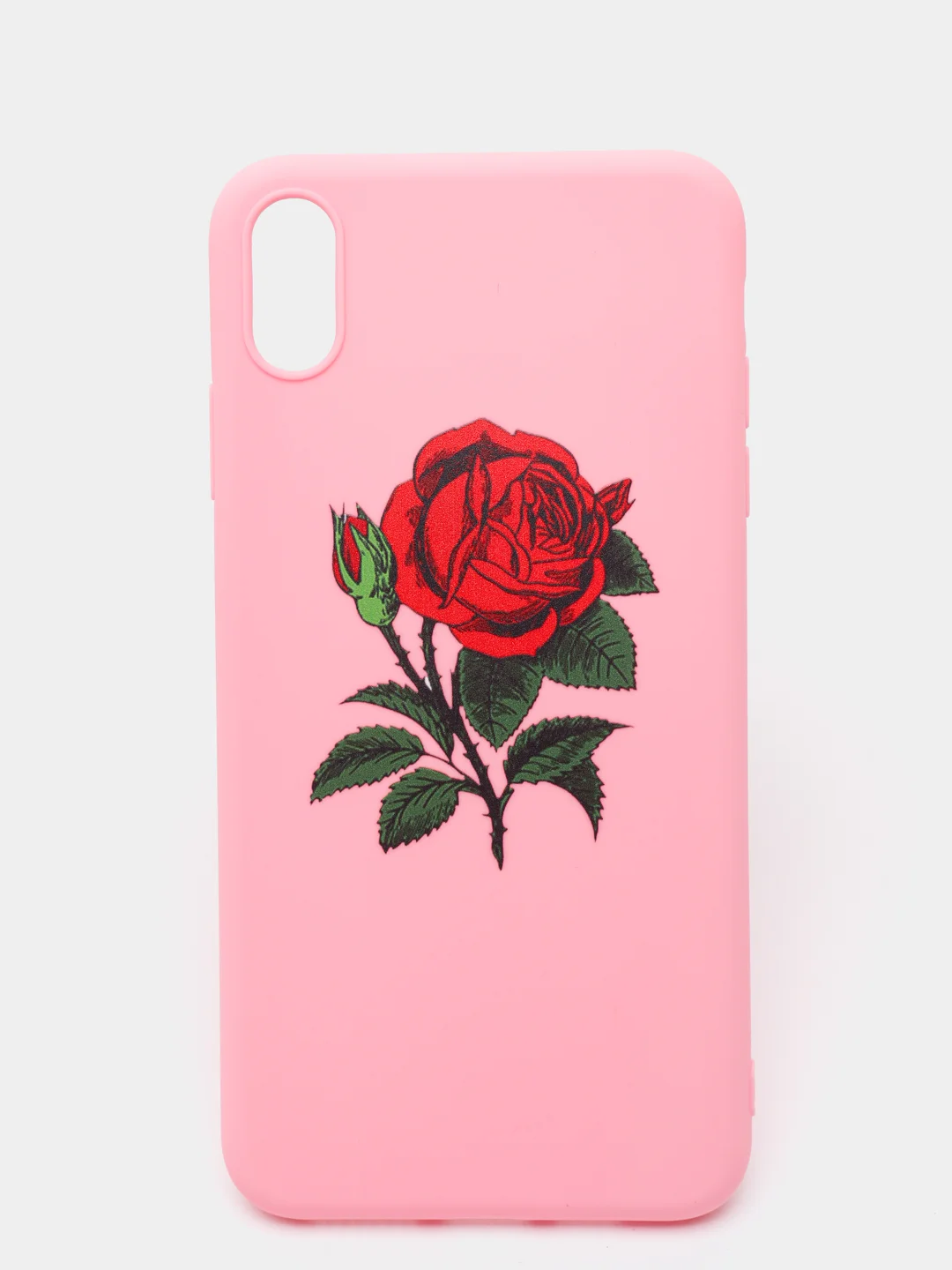 Розовый чехол с розой, чехол для iPhone 6+, 6s+, 7+, 8+, X, XS, XS max