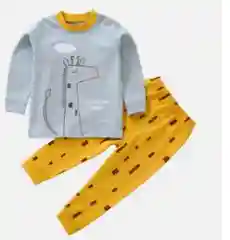 Желтый детская пижама