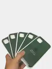 Зеленый чехол силиконовый Silicone Case iPhone 11