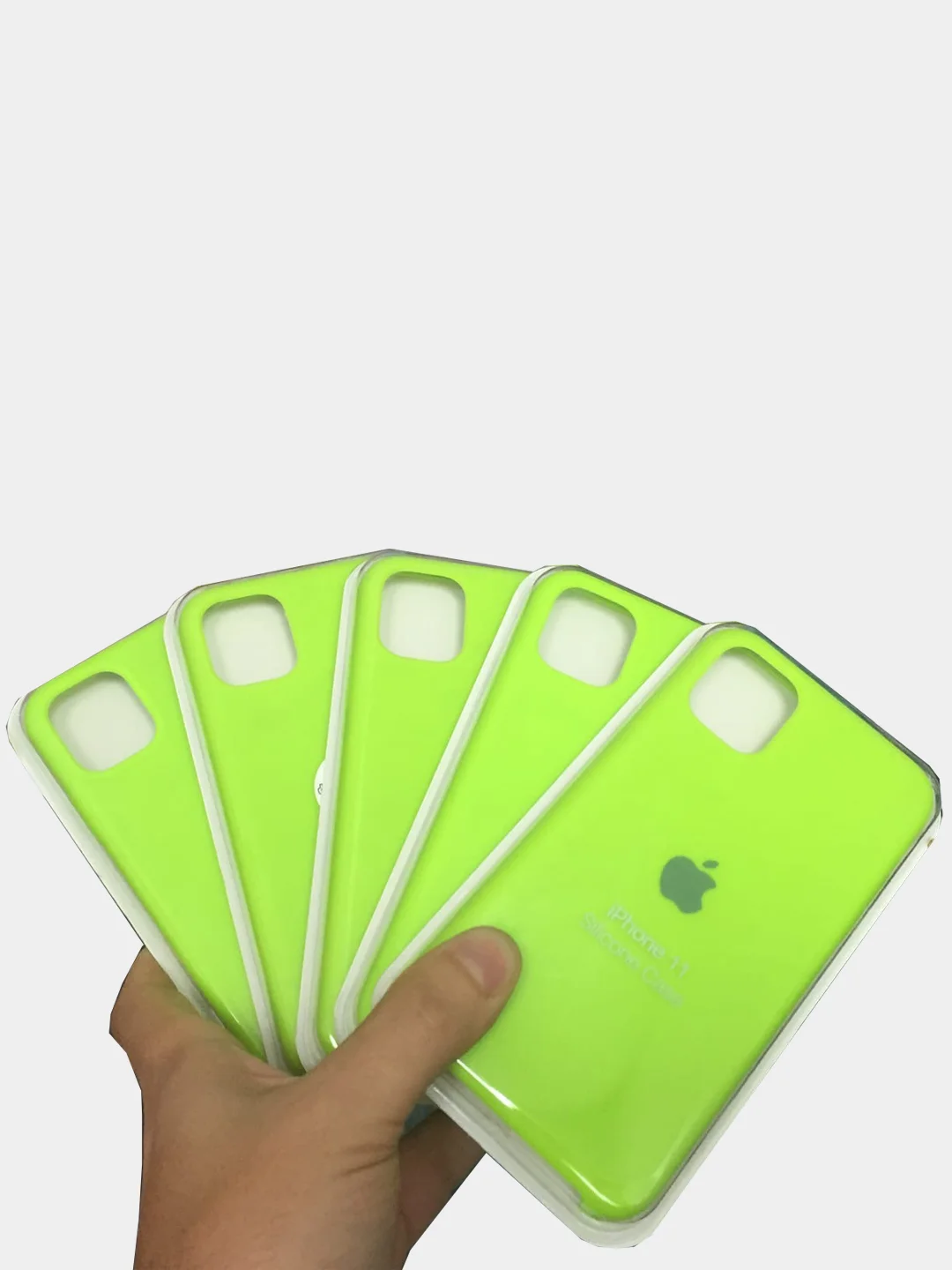 Лайм чехол силиконовый Silicone Case iPhone 11