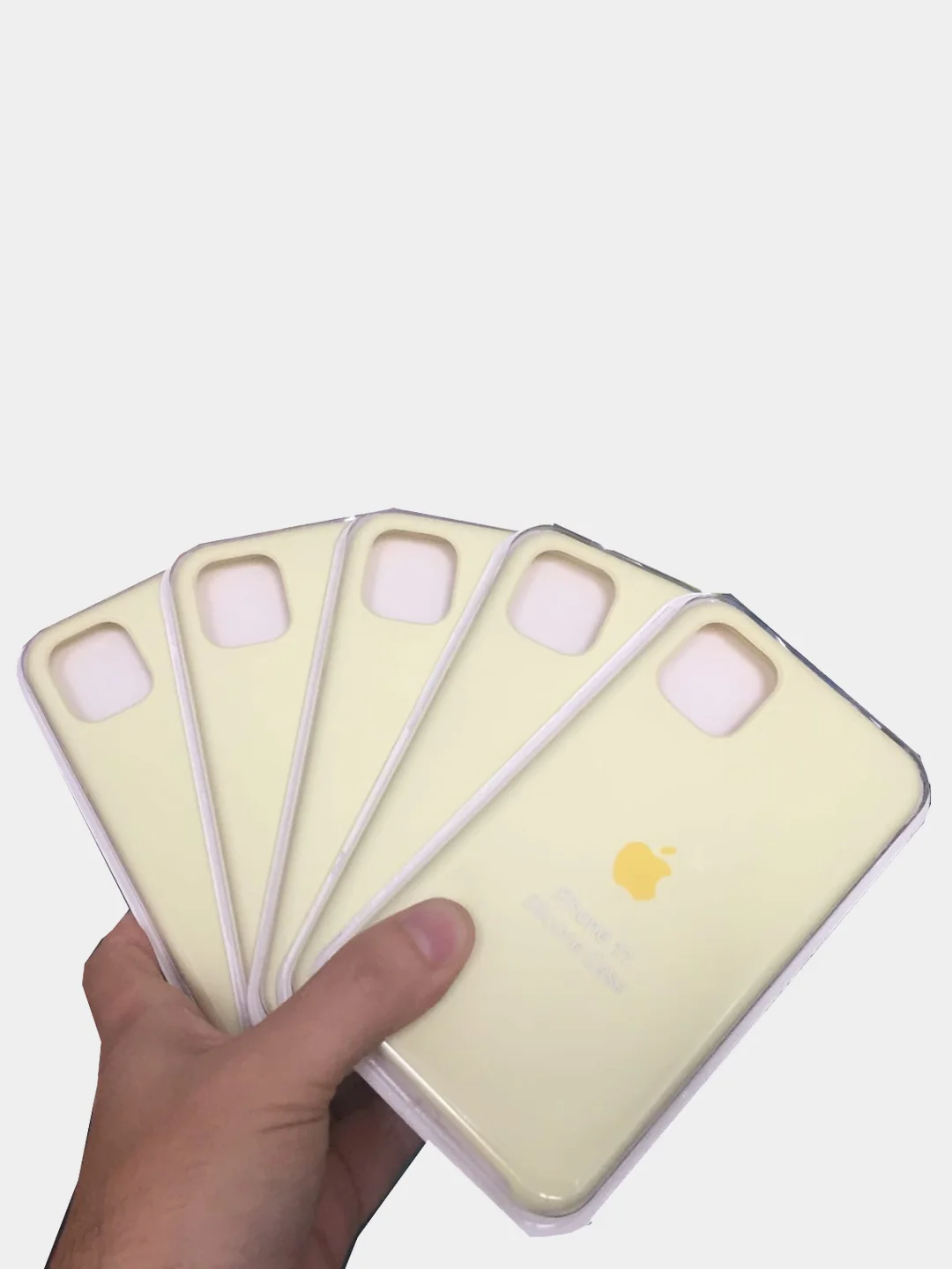 Лимонный чехол силиконовый Silicone Case iPhone 11