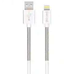 USB кабель Lightning Krutoff Spring, 1 m, белый