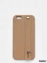 Багровый чехол для Apple iPhone 7 Plus / 8 Plus силиконовый, с ручкой