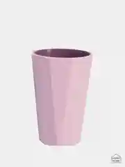 Розовый стакан для зубных щеток