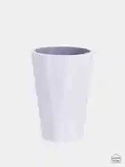 Белый стакан для зубных щеток