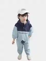 Синий спортивный костюм для девочек