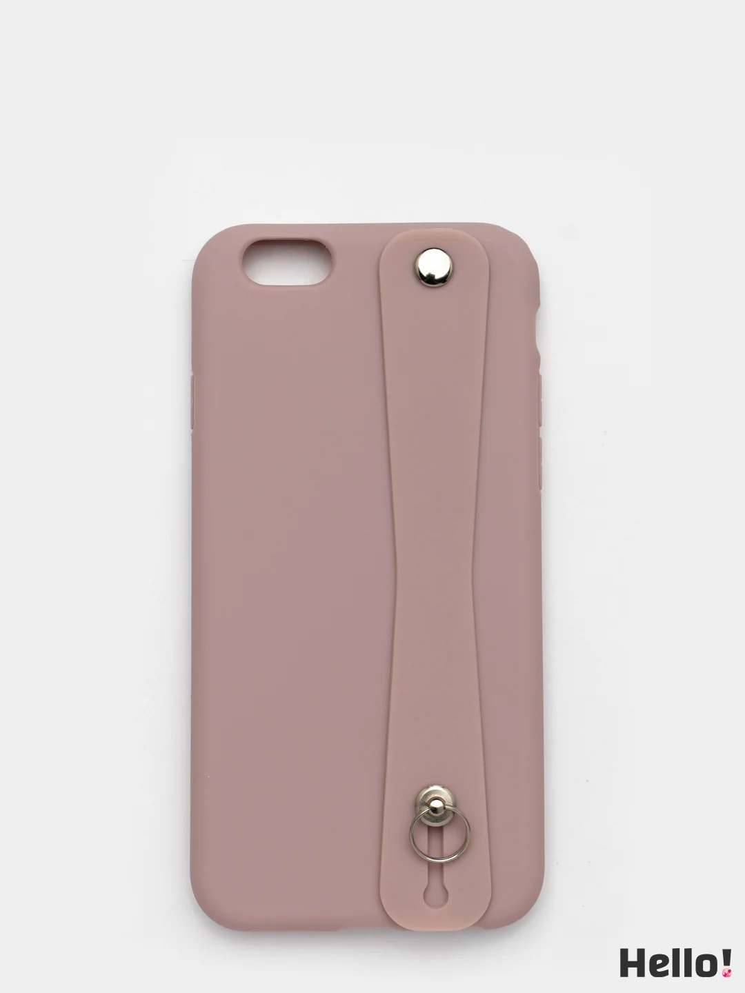Багровый чехол для Apple iPhone 7 Plus / 8 Plus силиконовый, с ручкой