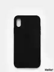 Черный чехол для Apple iPhone XS Max силиконовый