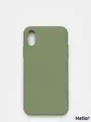 Оливковый чехол для Apple iPhone XS Max силиконовый