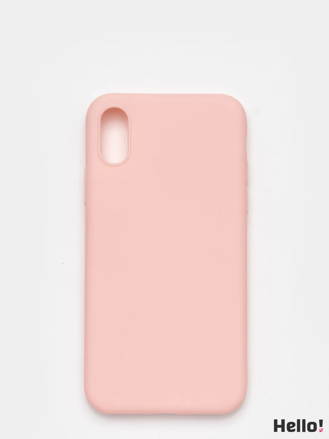 Розовый чехол для Apple iPhone XS Max силиконовый