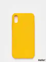 Желтый чехол для Apple iPhone XS Max силиконовый
