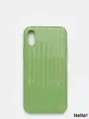 Оливковый чехол для Apple iPhone X / XS, 8 цветов, силиконовый, ребристый
