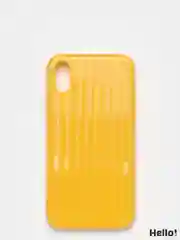 Желтый чехол для Apple iPhone X / XS, 8 цветов, силиконовый, ребристый