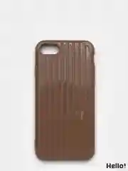 Коричневый чехол для Apple iPhone 6 Plus / 6s Plus, 8 цветов, силиконовый, ребристый