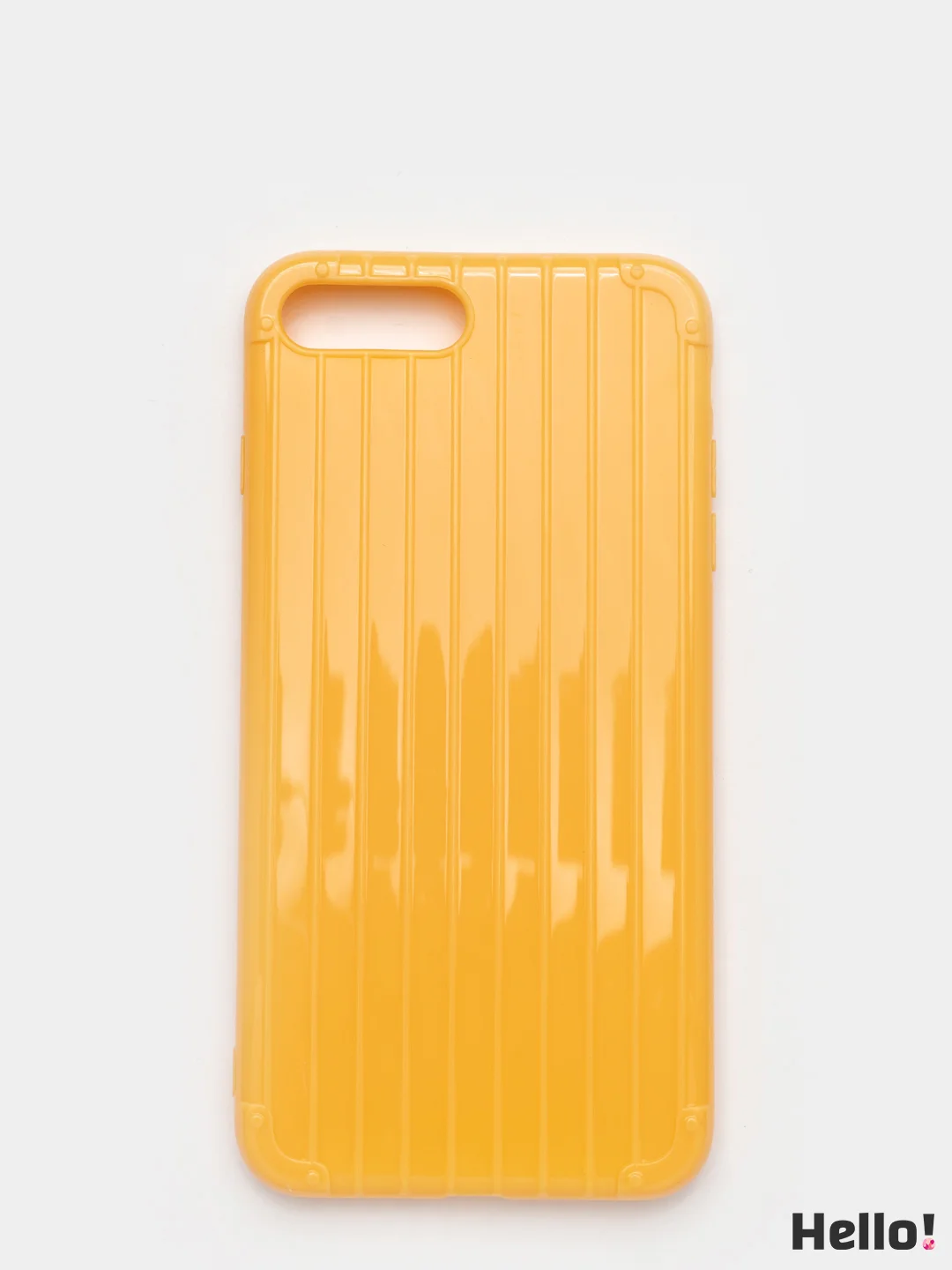 Желтый чехол для Apple iPhone 6 Plus / 6s Plus, 8 цветов, силиконовый, ребристый