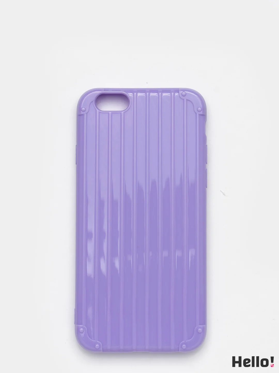 Лавандовый чехол для Apple iPhone 6 Plus / 6s Plus, 8 цветов, силиконовый, ребристый