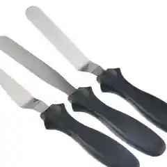 Черный лопатки кондитерские, 3 штуки