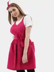 Фуксия фартук-сарафан с солохой